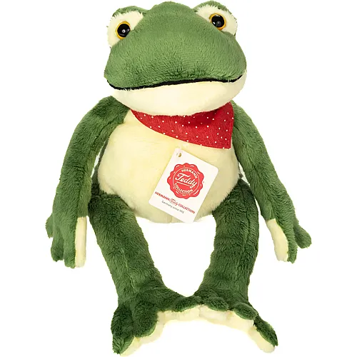 Teddy-Hermann Schlenkerfrosch - 28 cm