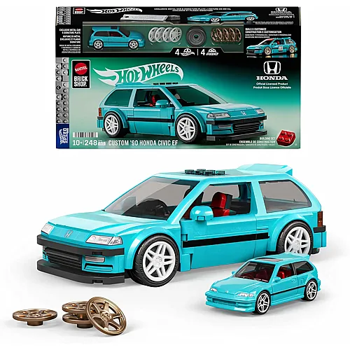 Mattel Brick Shop Custom '90 Honda Civic EF - 248 pezzi