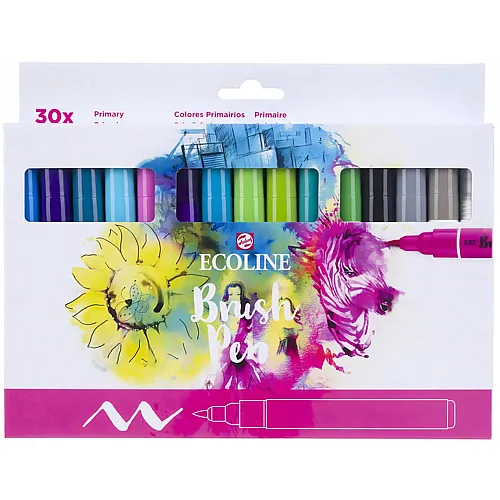 Brushpen Ecoline Basic - 30 Teile