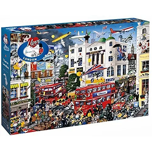 I Love London - 1000 Teile