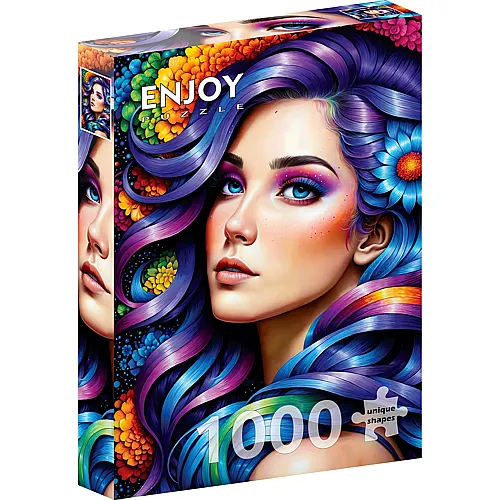Enjoy Puzzle Regenbogen-Portrait - 1000 Teile