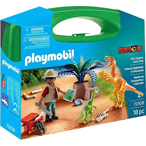 PLAYMOBIL Dinos Koffer Dino Explorer (70108)