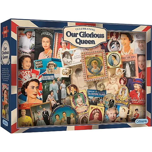 Gibsons Puzzle Our Glorious Queen - 1000 Teile