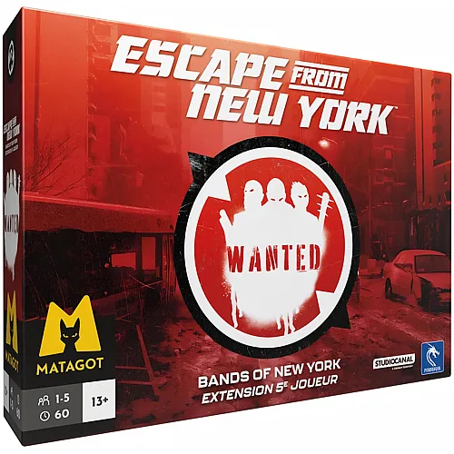 Pendragon Game Escape From New York Ext. 5eme Joueur (FR)
