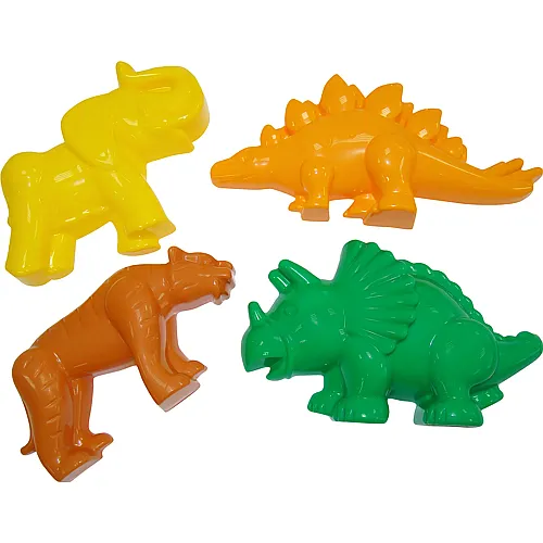 Cavallino Toys Sandfrmchen-Set Dinos und wilde Tiere