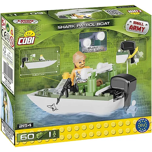 COBI Small Army Shark Patrol Boat 2154
