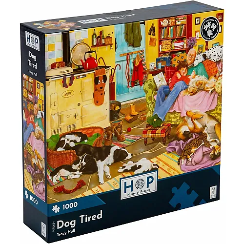 HOP - House of Puzzles Hunde m�de (1000Teile)