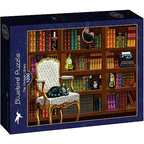 Bluebird Puzzle The Vintage Library - 1000 Teile