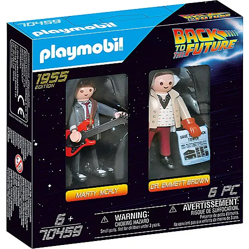 PLAYMOBIL Back to the Future Marty Mcfly und Dr. Emmett Brown (70459)