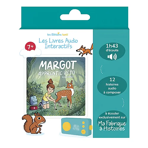Lunii Album Audio Interactif Margot Apprentie Veto (fr)
