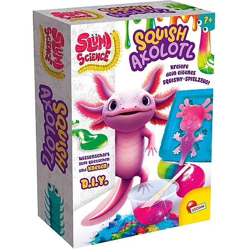 Lisciani Slumi Science Squish Axolotl, d DIY Squishy, Pulver, Form,
