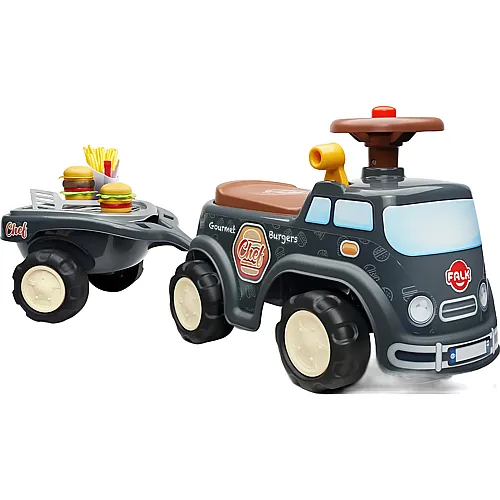 Falk Food-Truck mit klappbarem Sitz mit Anhnger