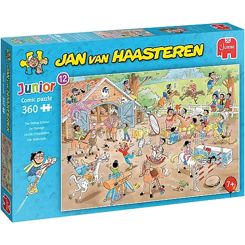 Jumbo Puzzle Jan van Haasteren - Die Reitschule (360Teile)