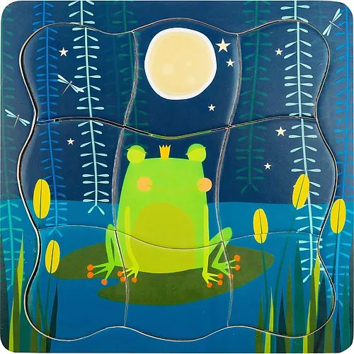 small foot Schichtenpuzzle Froschk�nig