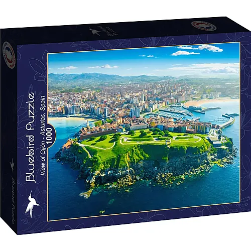Bluebird Puzzle Blick auf Gij�n - Asturien, Spanien - 1000 Teile