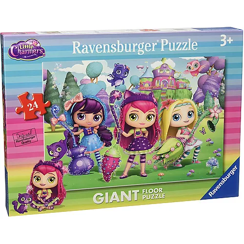 Ravensburger Puzzle Giant Floor Little Charmers - 24 Teile