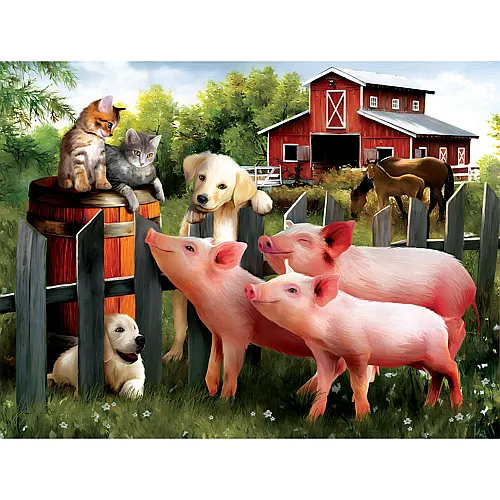 SunsOut Puzzle Tom Wood Making New Friends - 300 Teile