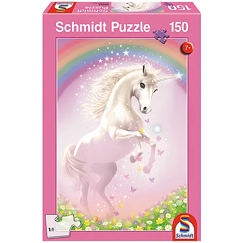 Schmidt Puzzle Rosa Einhorn (150Teile)