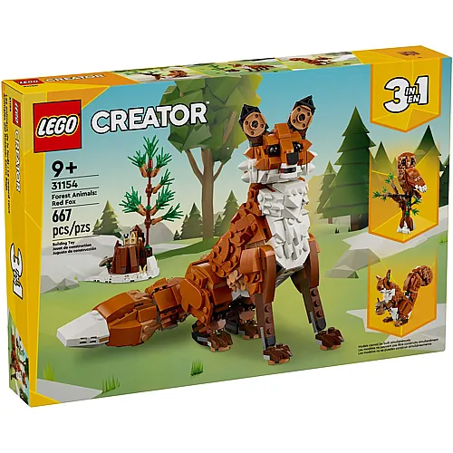 LEGO Creator 3in1 Waldtiere: Rotfuchs (31154)