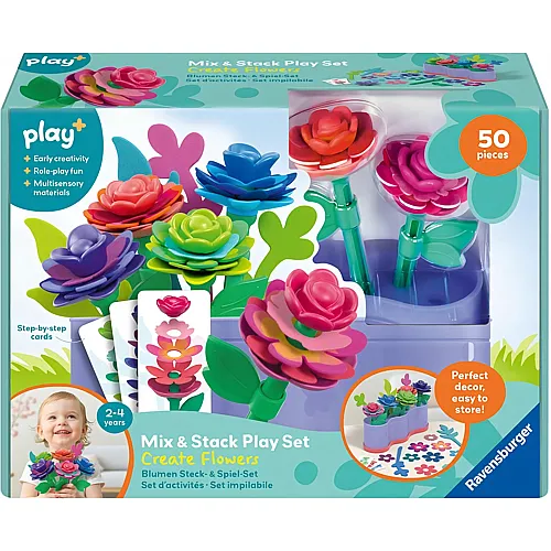 Blumen Steck- und Spiel-Set