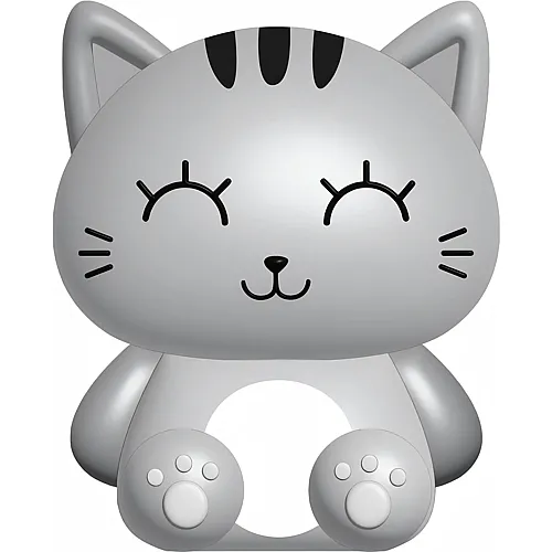 i-total Squishy Katze, grau 11 x 6 x 14cm