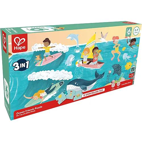 Hape Ocean Friends Puzzle (3x48)