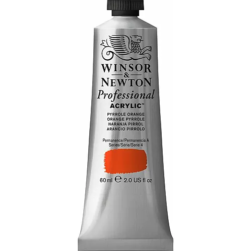 Winsor & Newton W&n Prof. Acrylfarbe 60ml Tube Pyrrole Orange