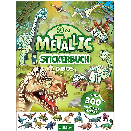 ars Edition Metallic-Sticker: Dinos