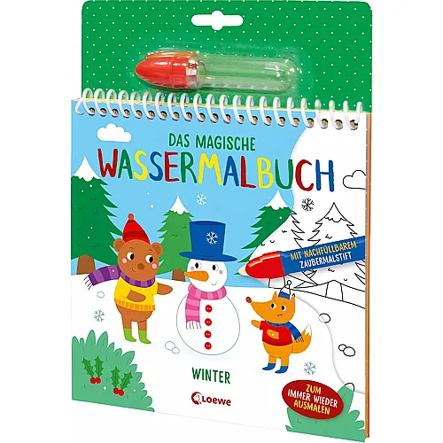 Loewe Das magische Wassermalbuch - Winter