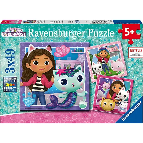 3in1 Gabby's Dollhouse 49Teile