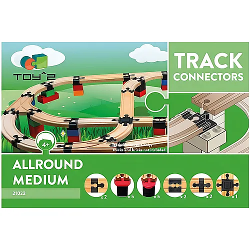 Toy2 Schienenverbinder Allround Paket (17Teile)