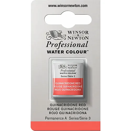 Winsor & Newton W&n Prof. Water Colour 1/2 N�pfchen Chinacridonrot