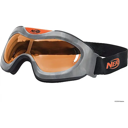 NERF Elite Battle Brille, offizielle gr�ssenverstellbare Schutzbrille, orange