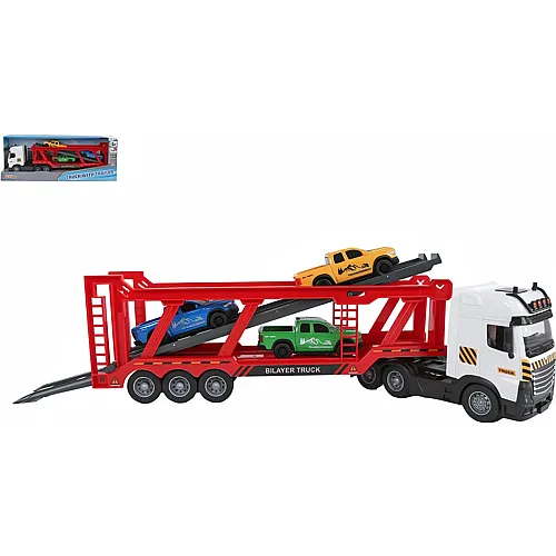 Sombo Autotransporter inkl. 3 Autos mit Licht und Sound 38cm