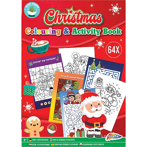 Grafix Weihnachts-Mal- und Aktivit�tsbuch A4