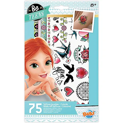 Abwaschbare Tattoos 75Teile