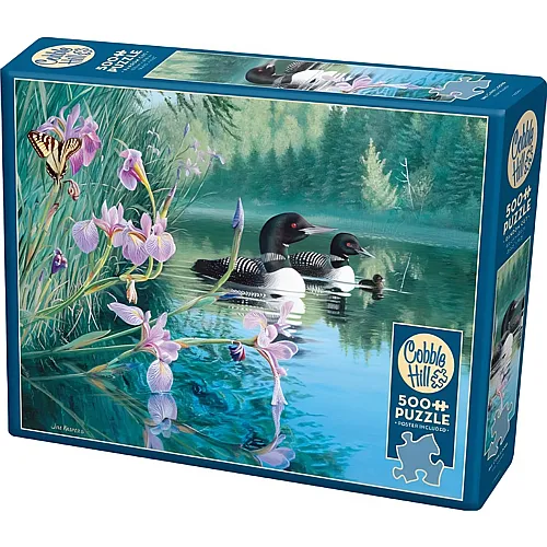 Cobble Hill Puzzle Iris Cove Loons - 500 Teile