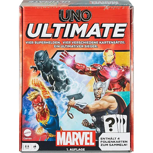 Mattel Games UNO Ultimate Marvel - Deutsch