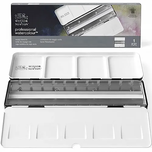 Winsor & Newton W&n Travel Tin - Leerer Reisekasten F�r Aquarellfarbe Mit PL
