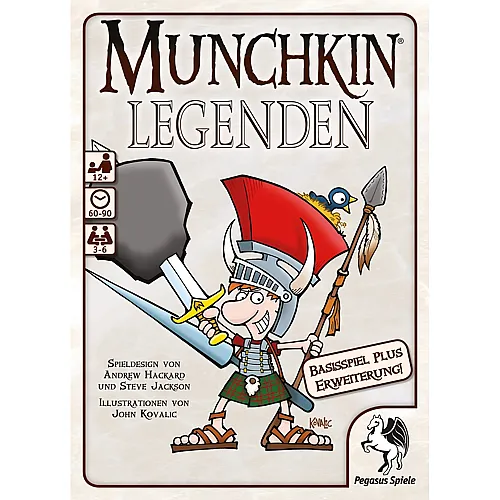 Pegasus Spiele 17238G - Munchkin Legenden 1+2
