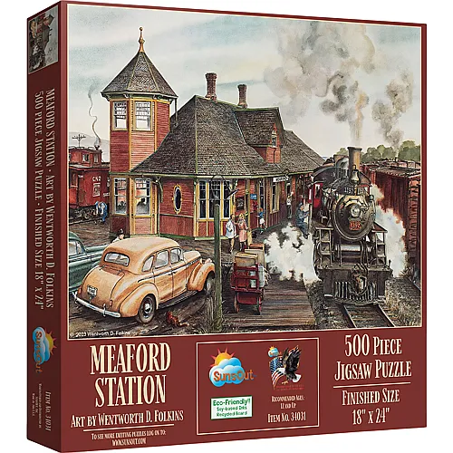SunsOut Puzzle Wentworth D. Folkins Meaford Station - 500 Teile