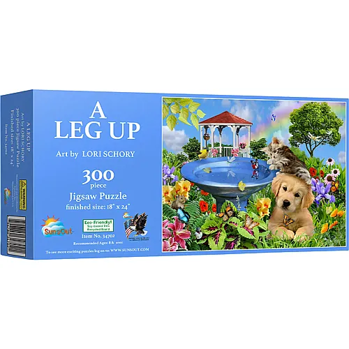 SunsOut Puzzle A Leg Up - 300 Teile