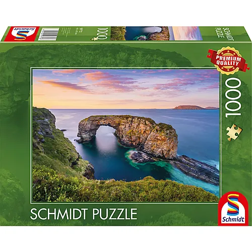 Schmidt Puzzle Shaun Egan Ireland, Co.Donegal, Fanad, Great Pollet Sea Arch (1000Teile)