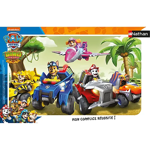 Nathan Puzzle Dino Rescue - Auf dem Weg mit der Paw Patrol - 15 Teile