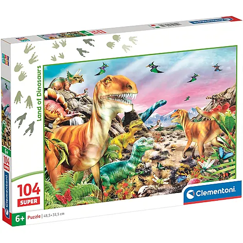 Land der Dinosaurier 104Teile