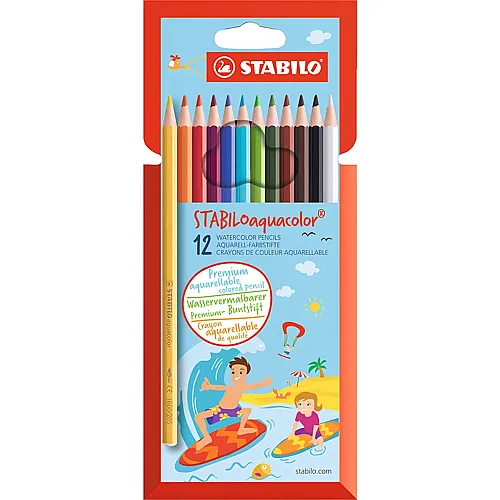 Stabilo aquacolors Kids Design (12Teile)