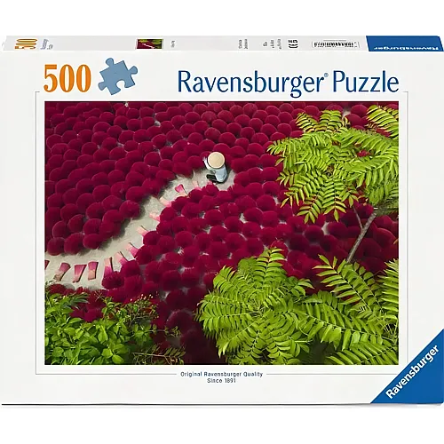 Ravensburger Puzzle Ein Meer aus Rot (500Teile)