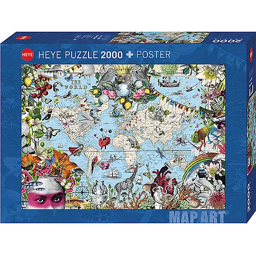 HEYE Puzzle Quirky World (2000Teile)