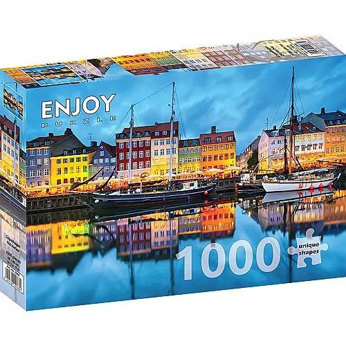 Enjoy Puzzle Alter Hafen von Kopenhagen - 1000 Teile