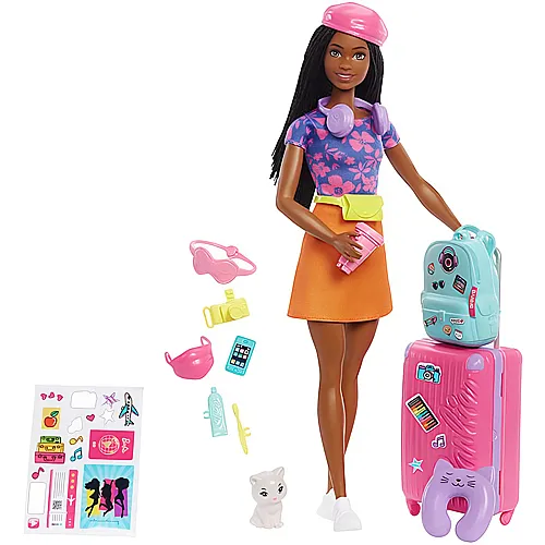 Barbie Life in the City Brooklyn Reise-Puppe Spielset
